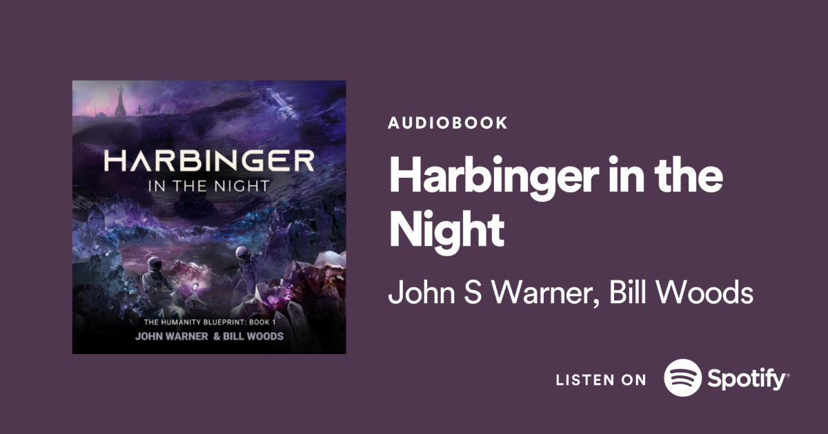 Spotify audio promotion of Harbinger in the Night